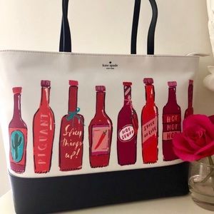 Kate Spade Hot Sauce Tote Bag! ♠️